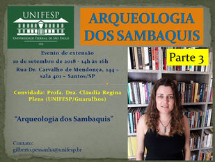 ARQUEOLOGIA DOS SAMBAQUIS - evento de extensão