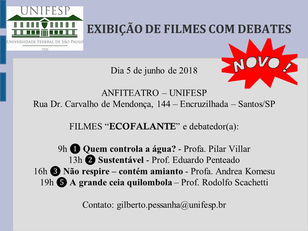 Exibição de filmes ECOFALANTE