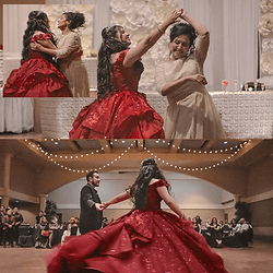 Quinceañera Premium Photo and Video session in Las Vegas by H&K Photography & Film, capturing every special moment of this once-in-a-lifetime celebration. Coverage includes elegant portraits of the quinceañera in her gown, candid interactions with family and friends, ceremony highlights, and cinematic video of the reception. Artistic photography and videography emphasize luxury, tradition, and joy, preserving the beauty, emotion, and excitement of the Sweet 15 celebration. Perfect for families seeking professional, timeless, and high-quality documentation of their quinceañera event in Las Vegas.