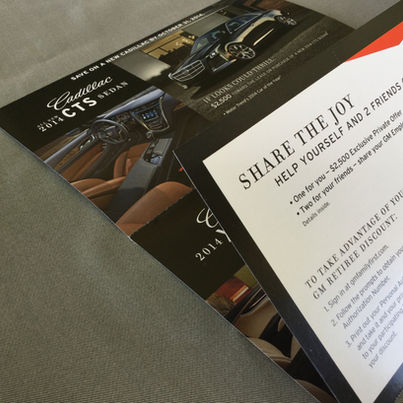 GM Cadillac Direct Mail Campaign