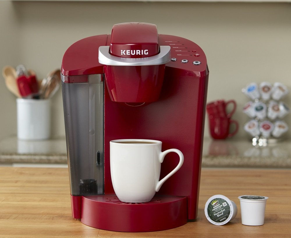 Keurig K55 Single Serve Programmable K-Cup Pod Coffee Maker, Rhubarb