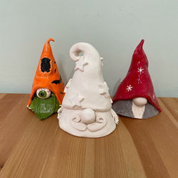 Handbuilt Clay Gnomes