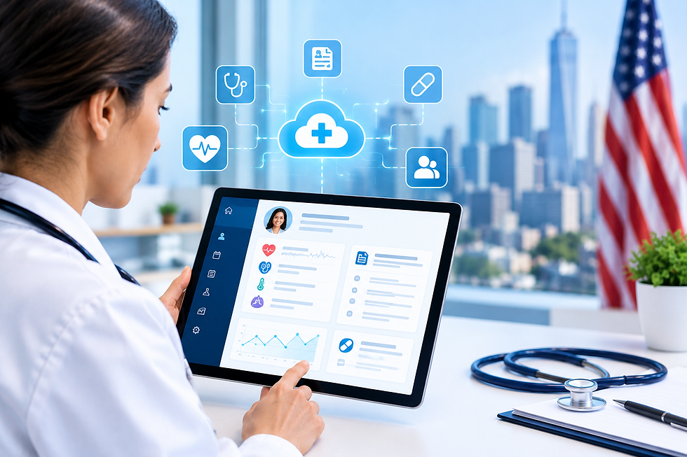 Custom EHR/EMR Development in the USA: Features, Benefits, and Key Considerations