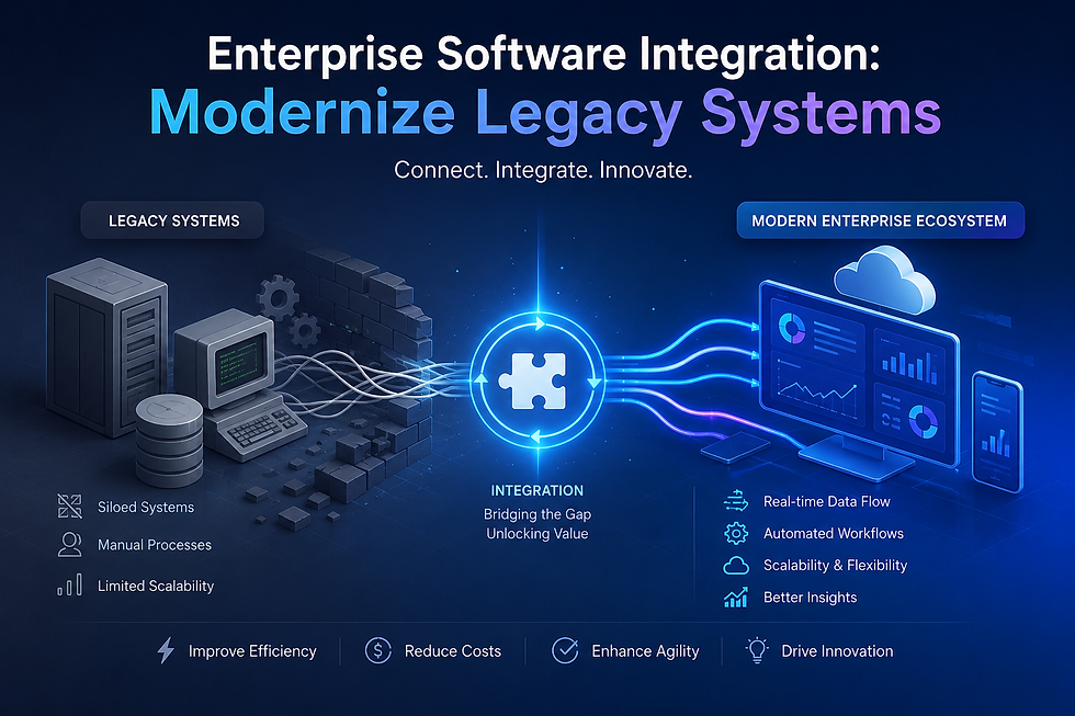 How Enterprise Software Integration Helps Modernize Legacy Systems