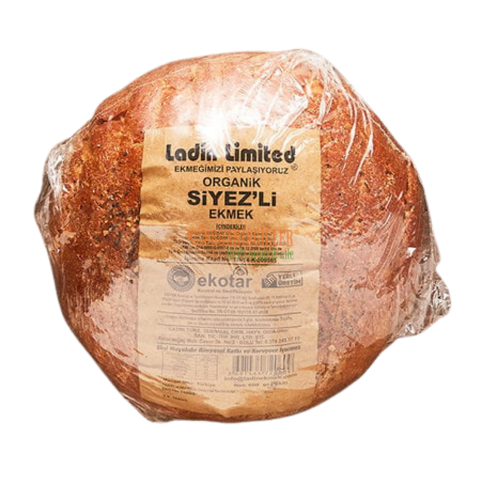 Organik Siyezli Ekmek 600 Gr