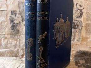 The Jungle Books - Rudyard Kipling FIRST EDITIONS 1894/1895 RARE! Original Cloth