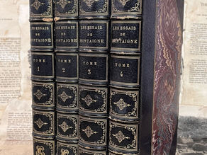 Essays: Michel de Montaigne 1873-75 LIMITED EDITION FINE BINDING Rare! 1/130 !!