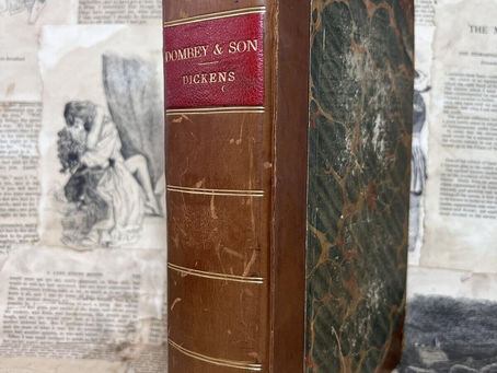 FIRST EDITION of Dombey and Son 1848 Charles Dickens ILLUSTRATED PLATES