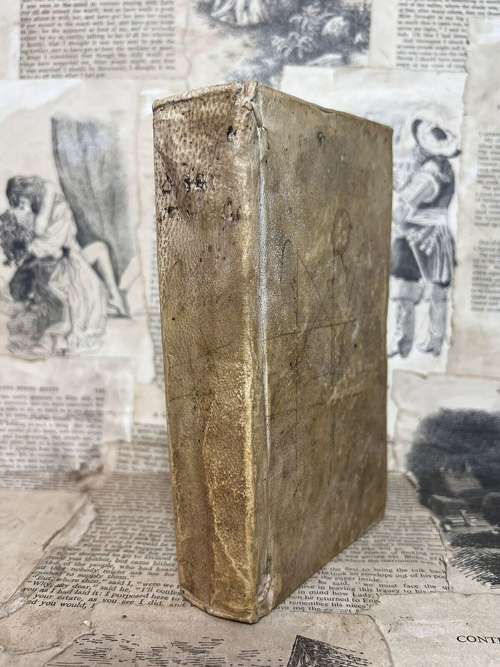 Ovid: Tristium Book 5 & Epistles from Pontus Book 4 VELLUM 1796 Latin Letters