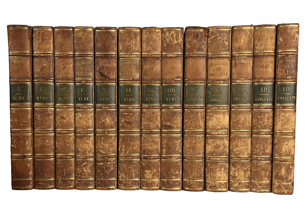 The History of England by David Hume & Tobias Smollett 1820; 13 Vols PROVENANCE!