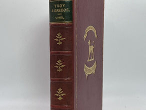 Tales of Troy and Greece 1923 Andrew Lang - Ulysses ANTIQUE LEATHERBOUND BOOK