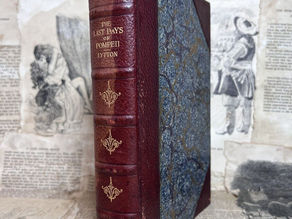 THE LAST DAYS OF POMPEII Lord Lytton Novel Fiction Vesuvius Roman c.1890