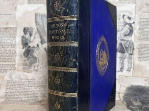 Paradise Lost by John Milton LEATHERBOUND Antique Classic 1900 Poetical Works