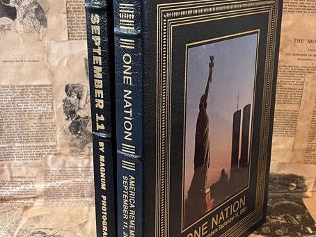 9/11 EASTON PRESS One Nation & September Eleven 2001 EPHEMERA Photographs