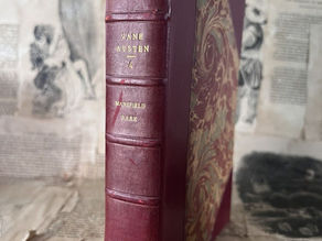Mansfield Park by Jane Austen CALF LEATHER BUMPUS 1923 Adelphi Edition