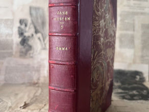 Emma by Jane Austen CALF LEATHER BUMPUS 1923 Adelphi Edition