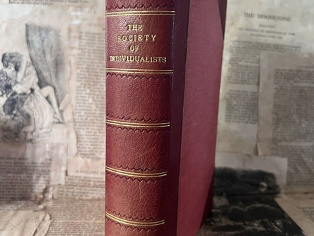 The Society of Individuals 1942 MOROCCO LEATHER POLITICS RARE FIRST EDITION !