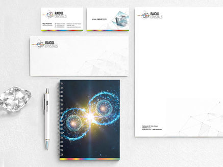 Brand Identity Design for Raicol Crystals