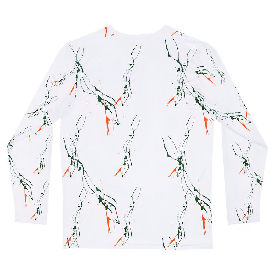 Thumbnail: St Patrick's Day leprechaun Buffalo Messy Mafia™ splatter long sleeve Shirt