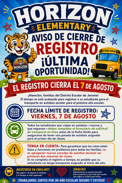 Back to School Registration and Transportation Information
