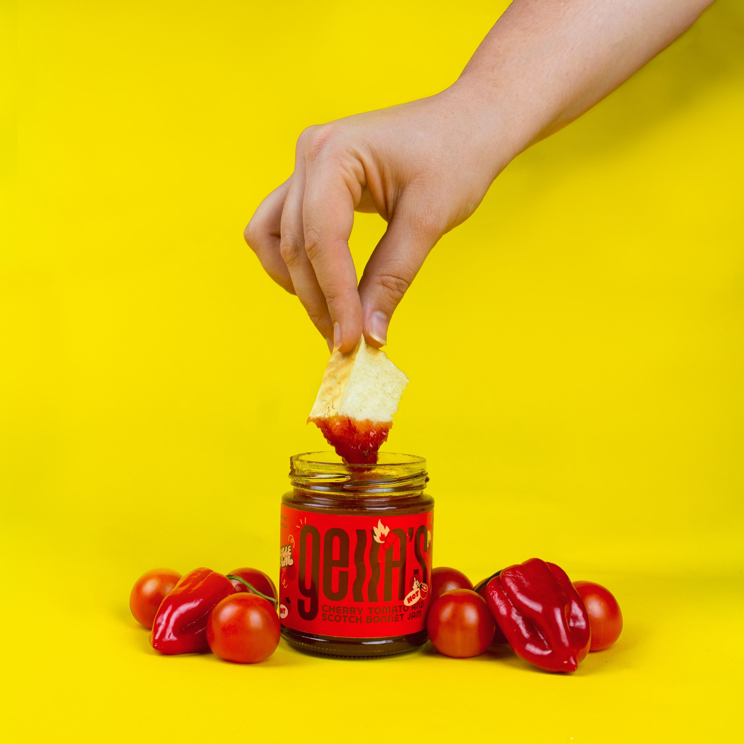 Cherry tomatoe Scotch Bonnet Jam 