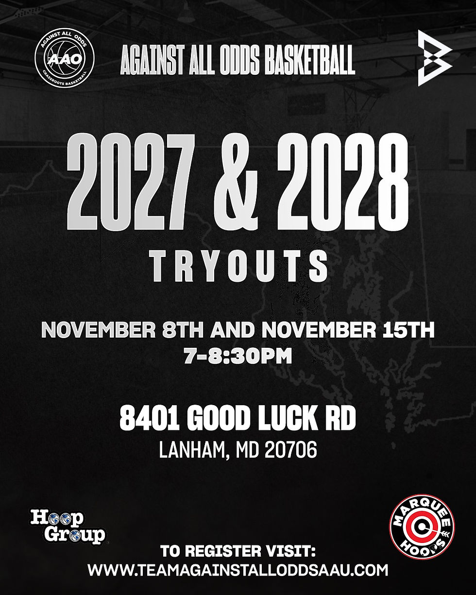 Against All Odds 2027 & 2028 Tryouts 