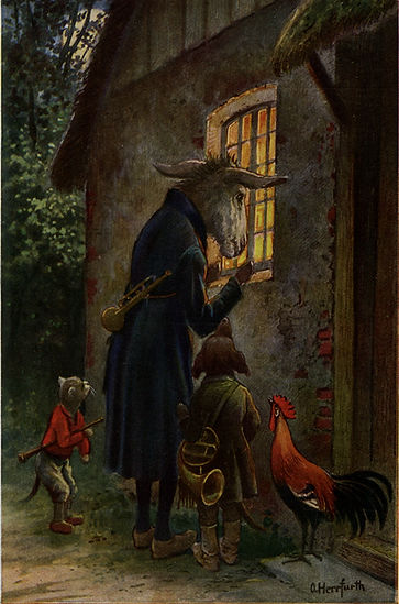 Bremen_Town_Musicians_53063691384_-_Jack_Zipes_Historic_Fairy_Tale_Postcard_Collection_-_H