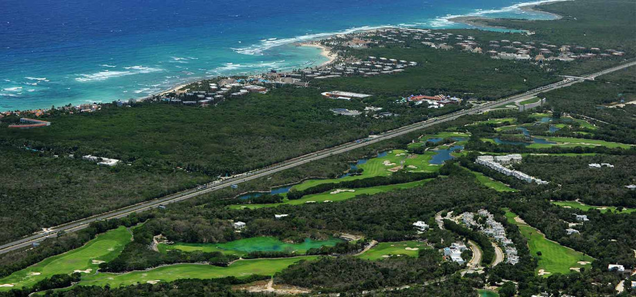 tulum country club - golf. beach - 9 bedroom luxury villa for rent