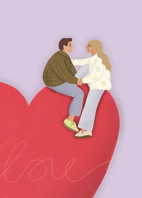 Illustration Liebe