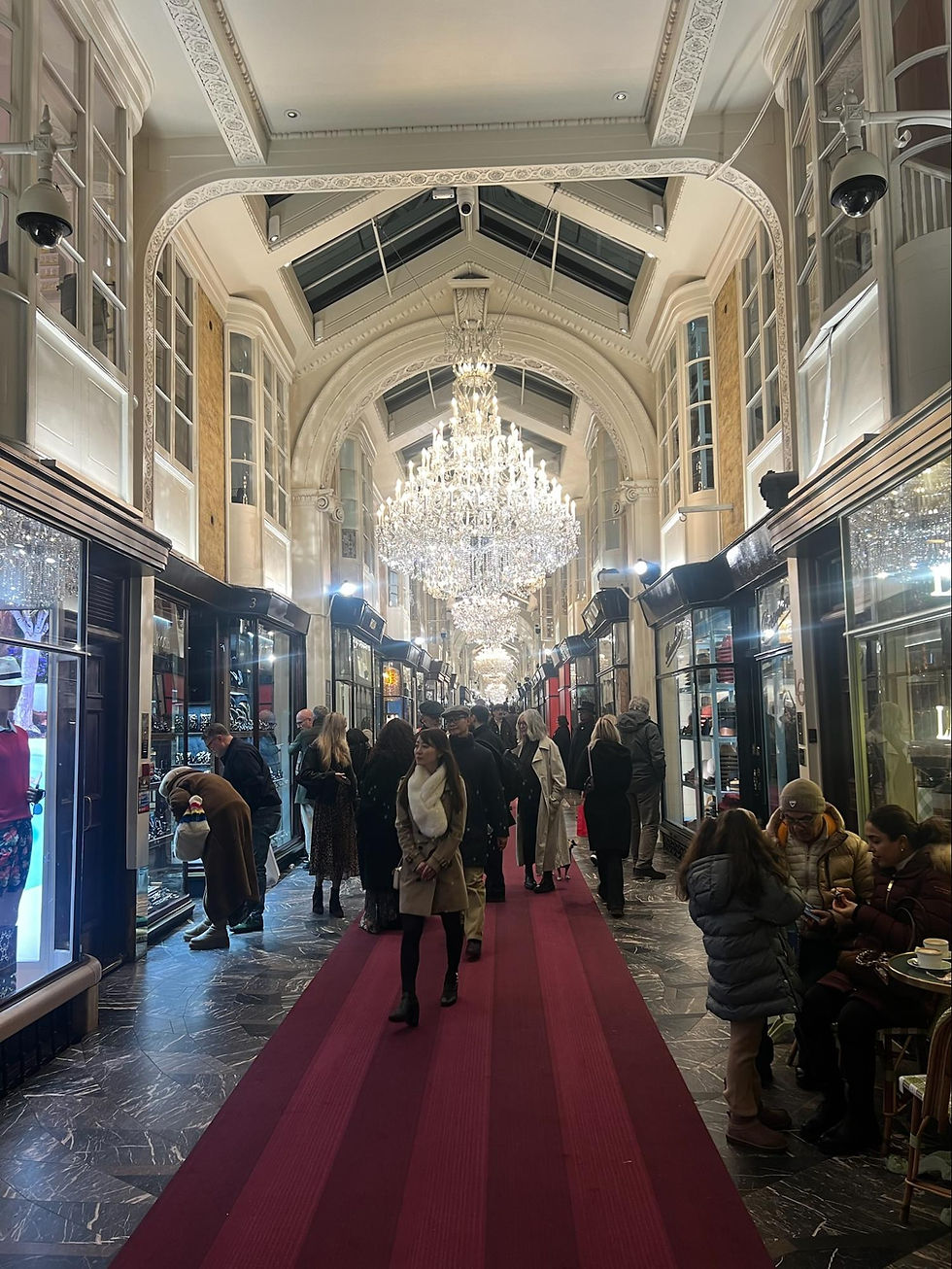 Burlington Arcade, always bustling with activity