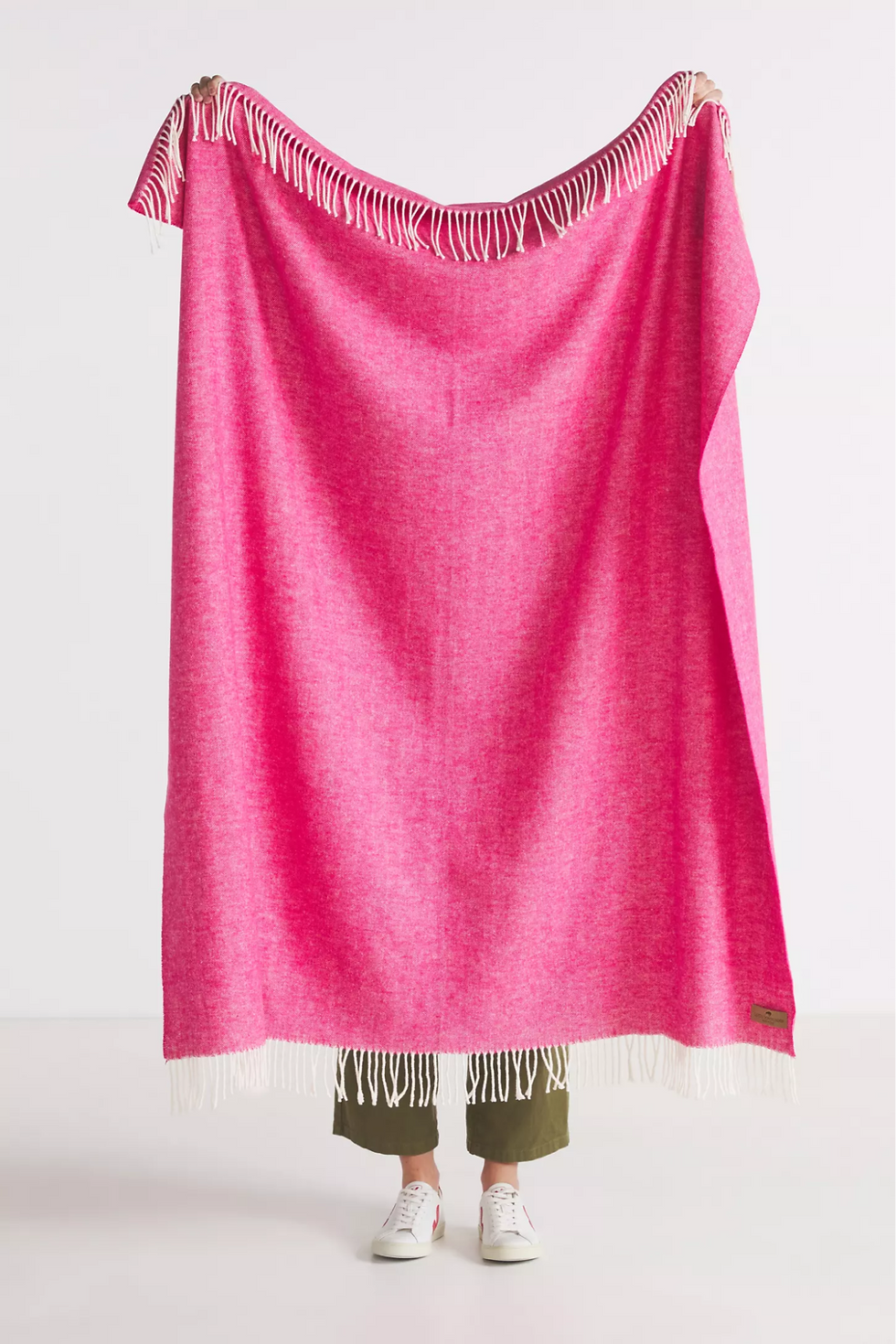 Herringbone throw