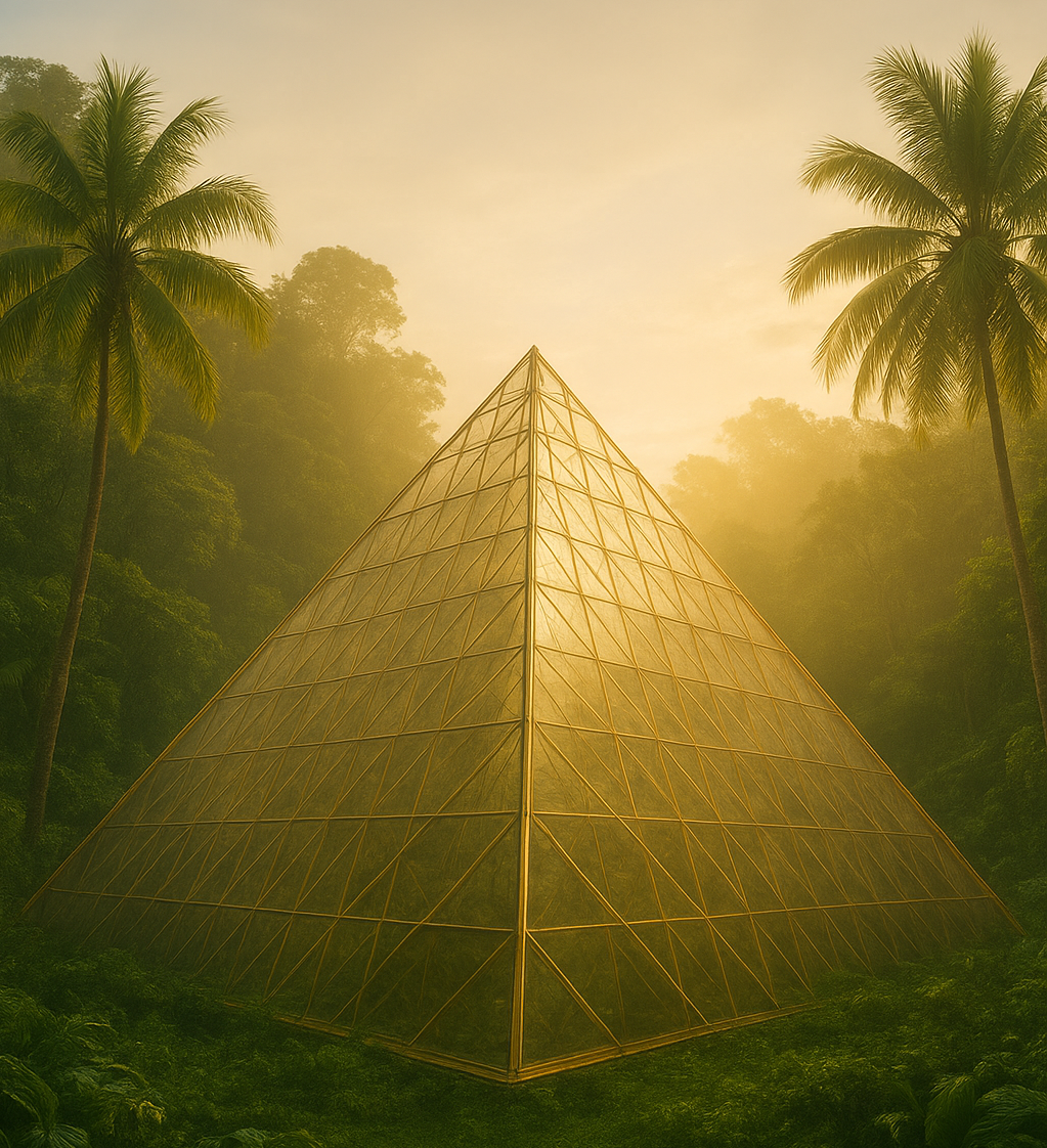 próximo centro de meditación, meditación con pirámide, geometría sagrada, pirámide de meditación
