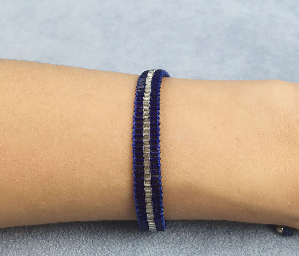 Miniaturbild: Armband Glas Kugel