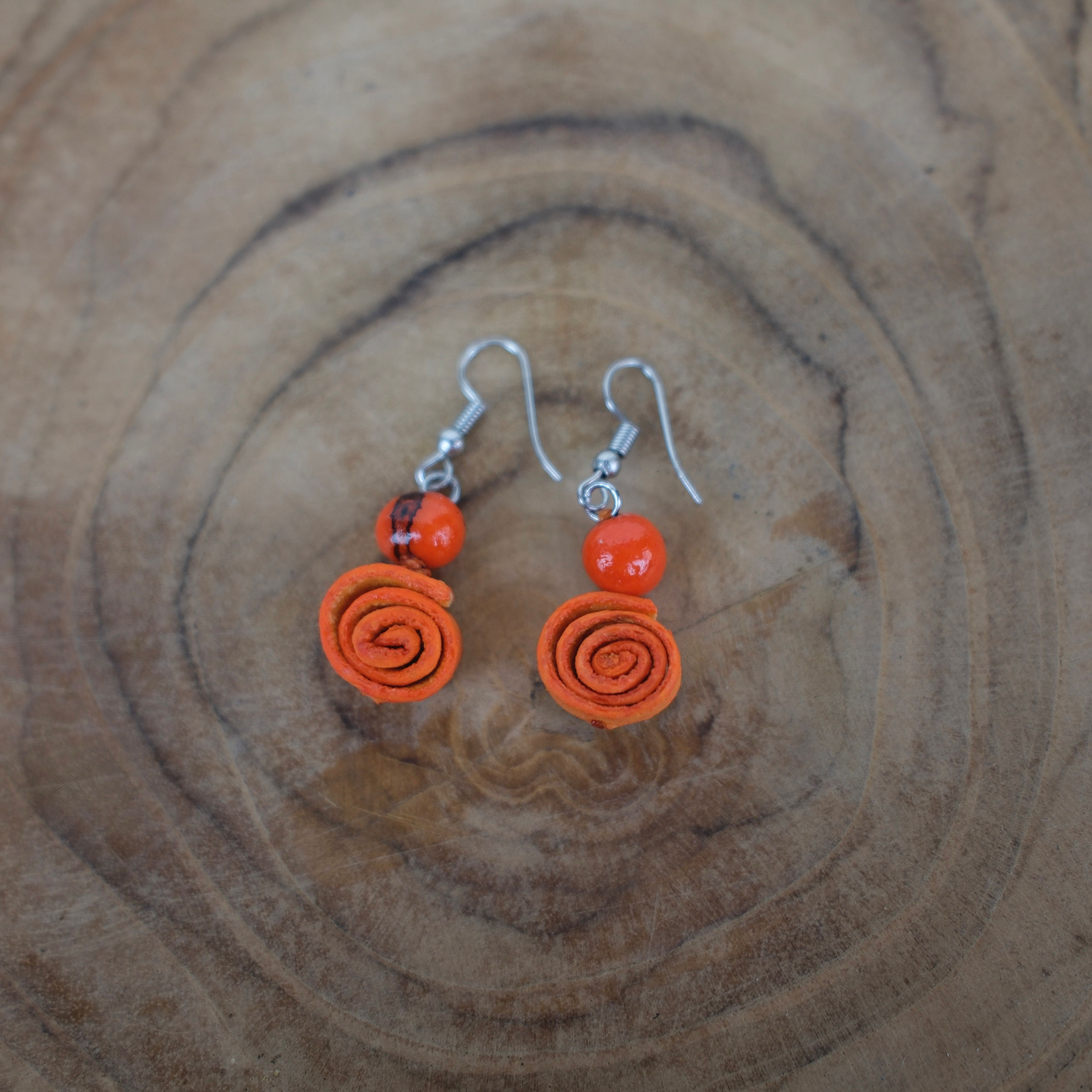 Ohrring Asai & Orangenschale