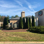 Side View of the Front of Courtyard Marriott- Charlottesville North