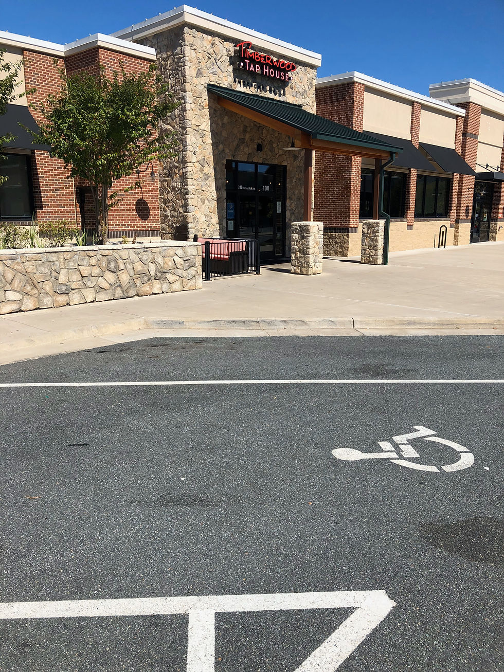 Accessible Parking Cont.