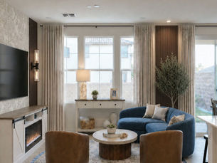 Living Room Makeover Ideas: Katy's Builder-Beige Box Becomes a Boutique-Hotel Sanctuary