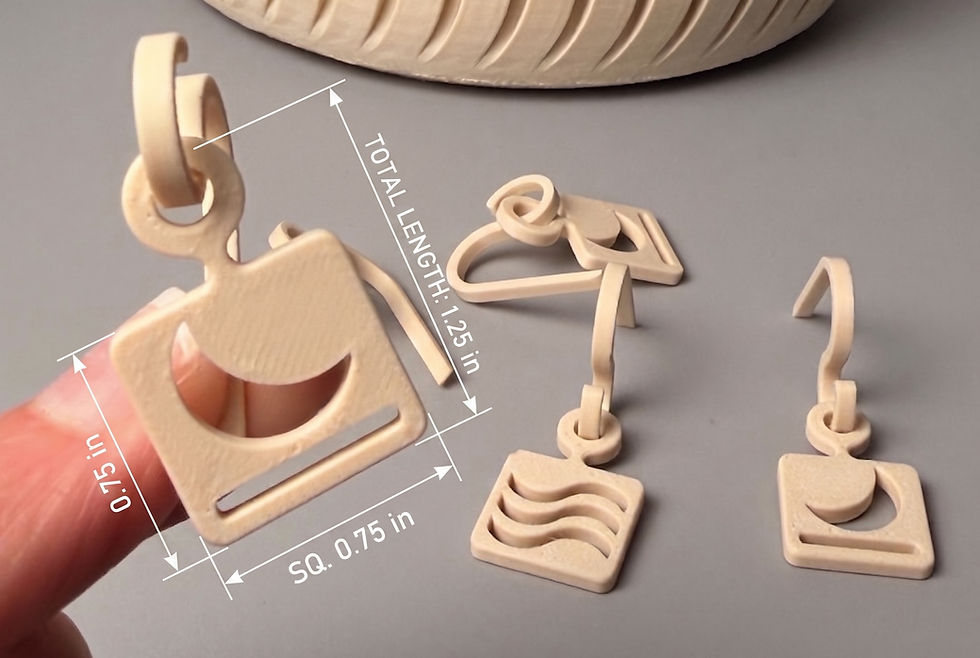 Thumbnail: CHARMS for Pots/Planters 3D Printed