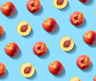 Colorful fruit pattern of fresh nectarin