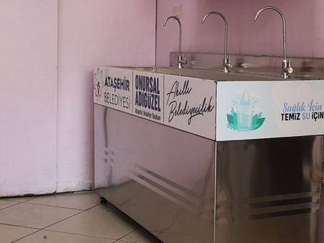 Ataşehir Belediyesi'nin yeni projesi: Okullara su arıtma cihazları