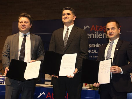 Ataşehir'de 'dönüşüm seferberliği protokolleri' imzalandı