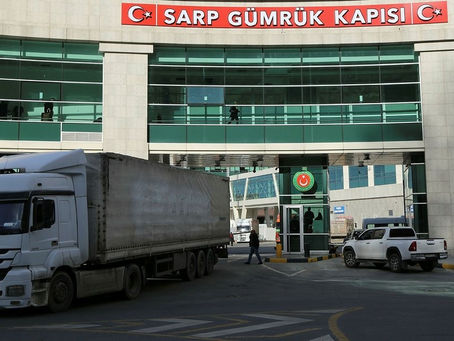 Sarp Sınır Kapısı'nda rekor. Bir günde 1.309 TIR giriş-çıkışı
