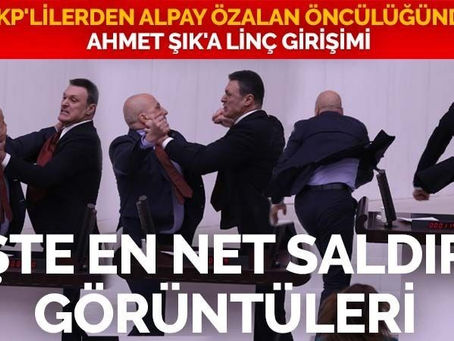 AKP'lilerden Alpay Özalan öncülüğünde Ahmet Şık'a linç girişimi