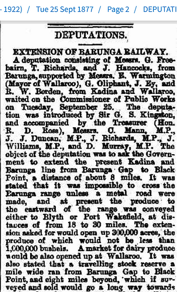 25-9-1877 Extension of Barunga Railway 01.png