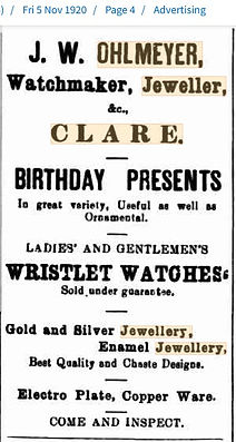 J W Ohlmeyer Birthday Presents Advert 5