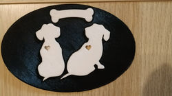 Placa perritos