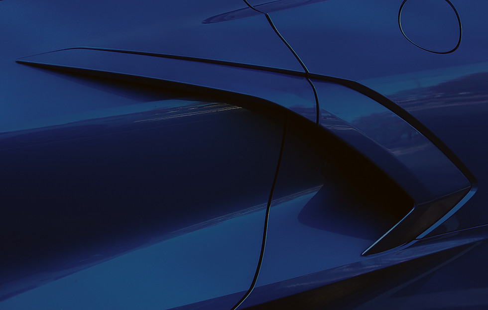 Blue Car Detail