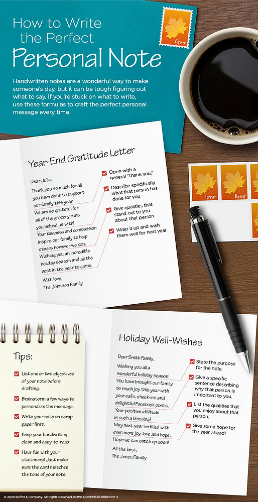 Personalised Note Format How to Write the Perfect Personal Note