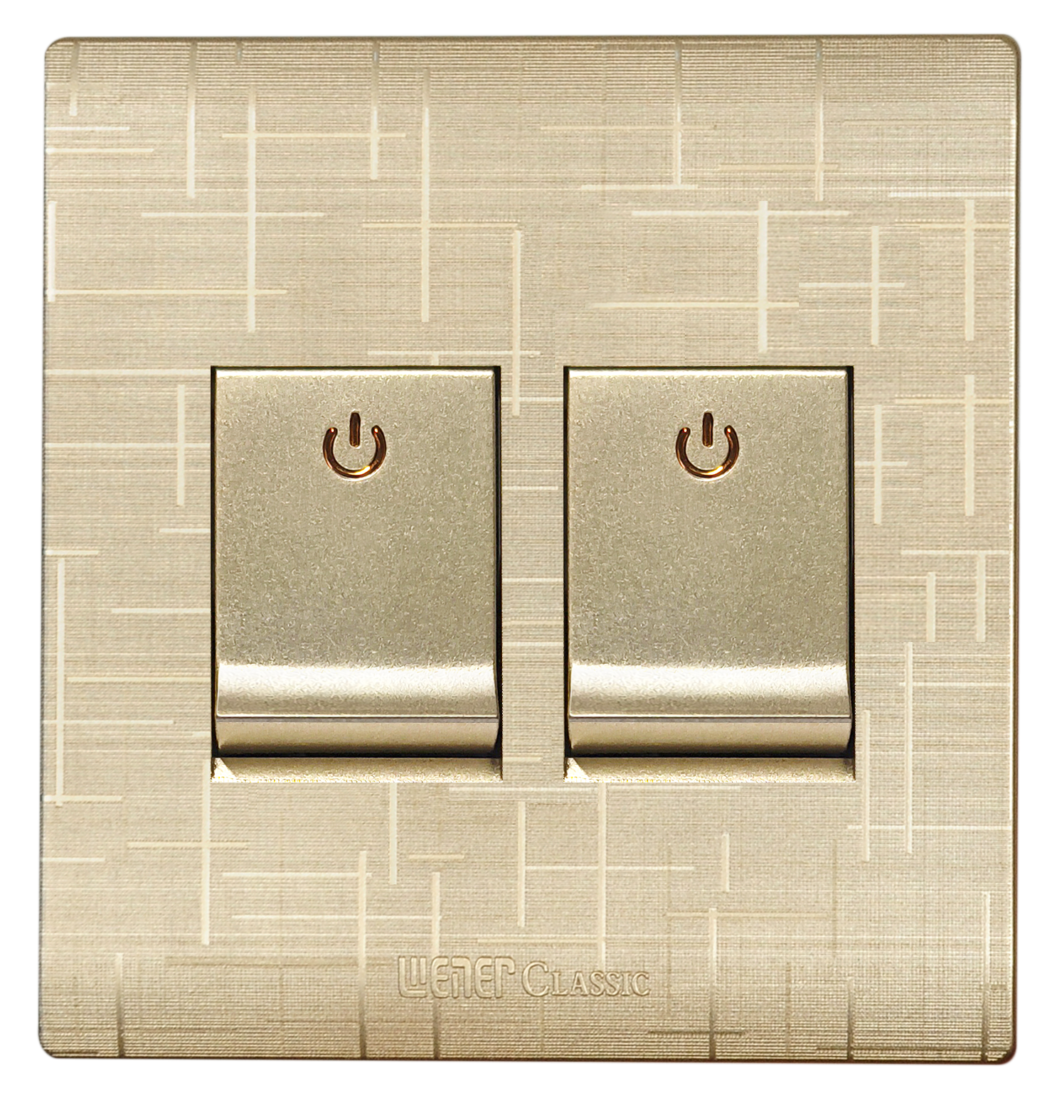 Two Gang One Way Switch