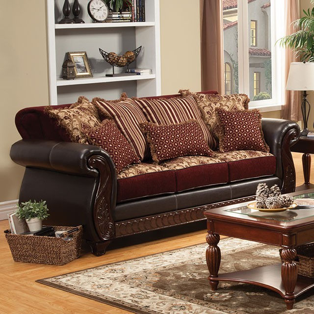 Antique Sofa And Loveseat Living Set